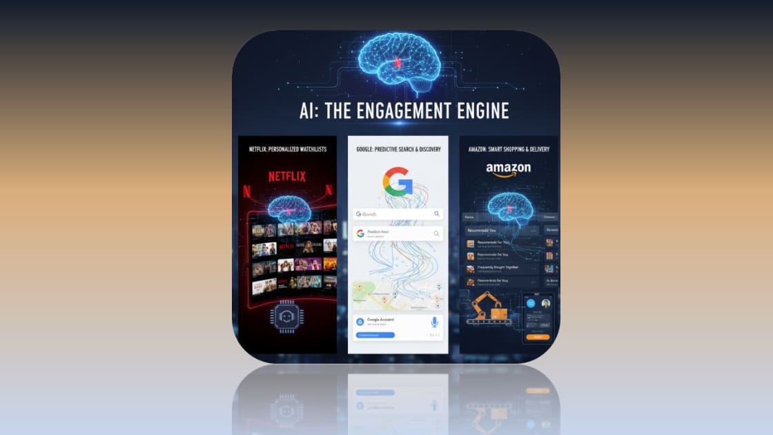 How Netflix, Google, and Amazon Use AI to Keep You Coming Back