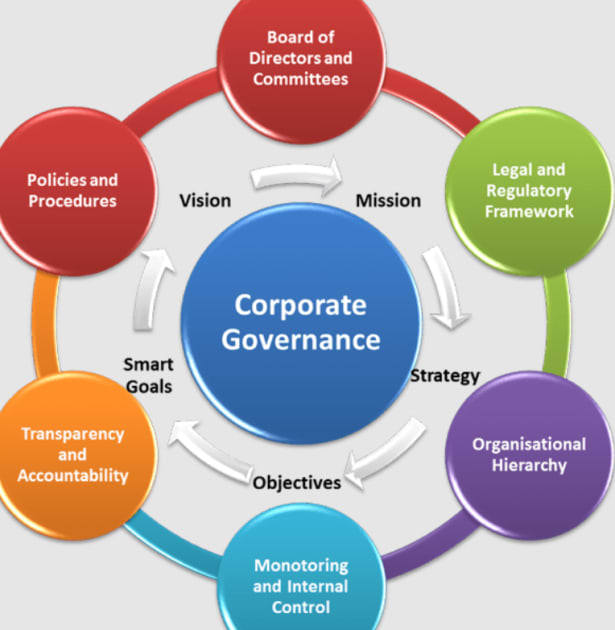 SIX-STEP PROCESS FOR AN ORGANIZATION TO MANAGE CORPORATE GOVERNANCE