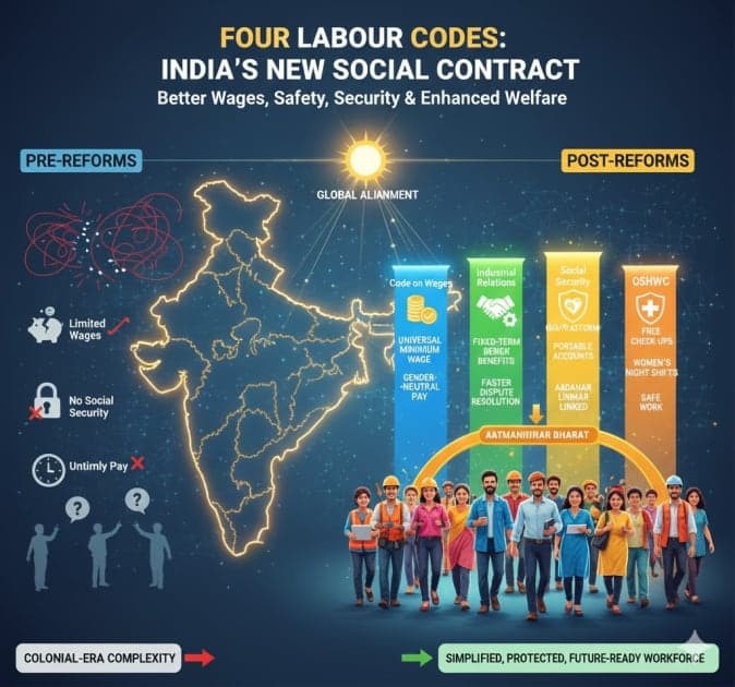 From Fragmentation to Foundation: How India’s Four Labour Codes Are Rewriting the Future of Work