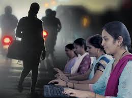 India works at Night